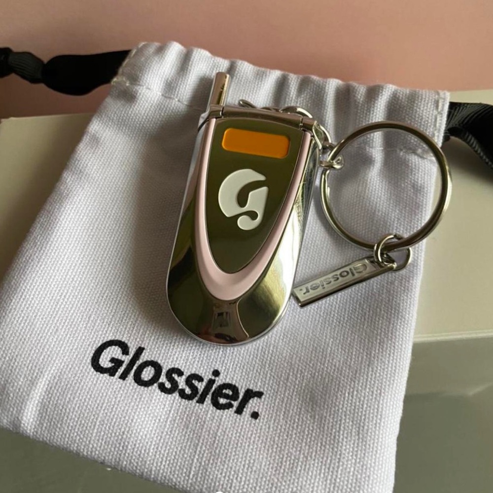 Glossier Keychain LA NWT